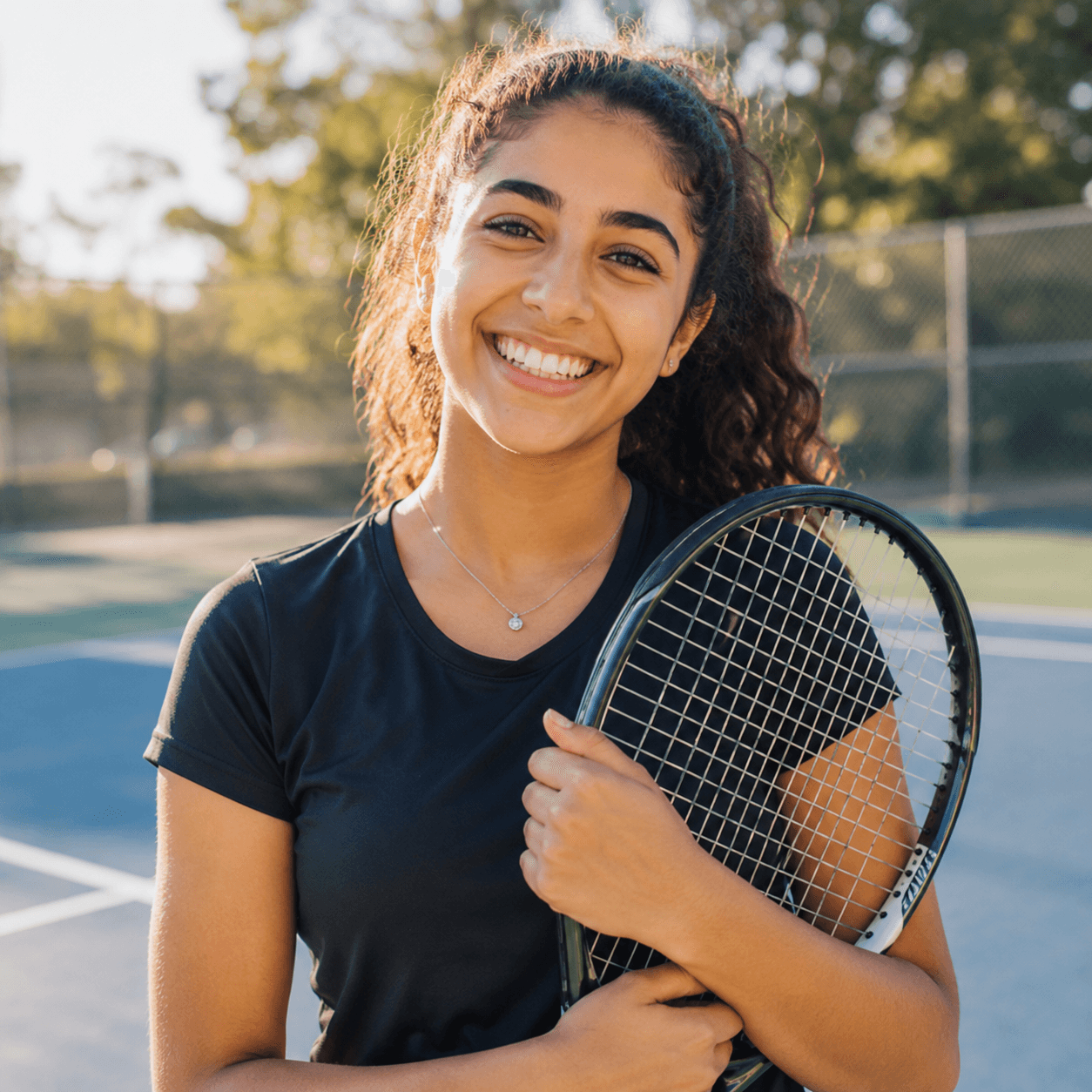 Smiling patient during a recovery session